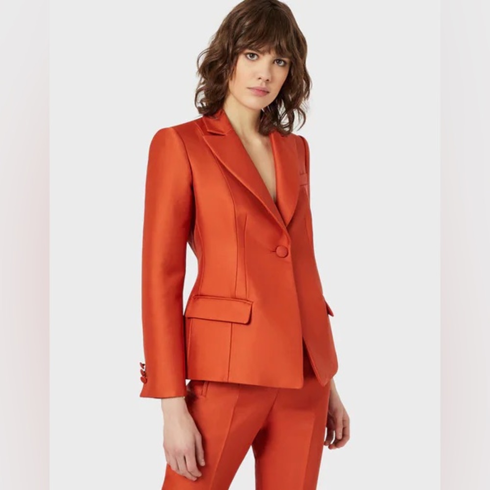 EMPORIO ARMANI SLIM FIT SINGLE BREASTED BLAZER